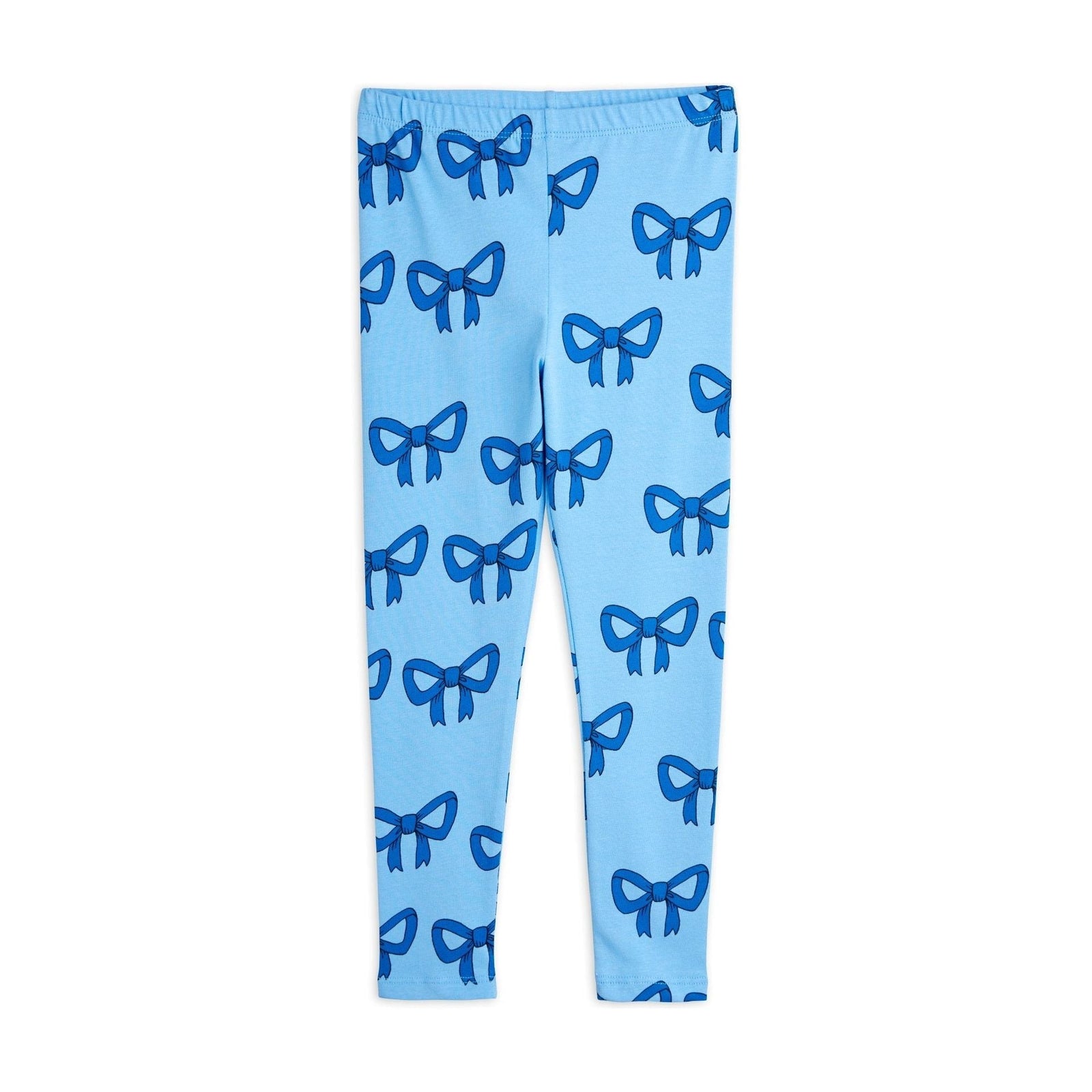 Bow Aop Leggings - Blue
