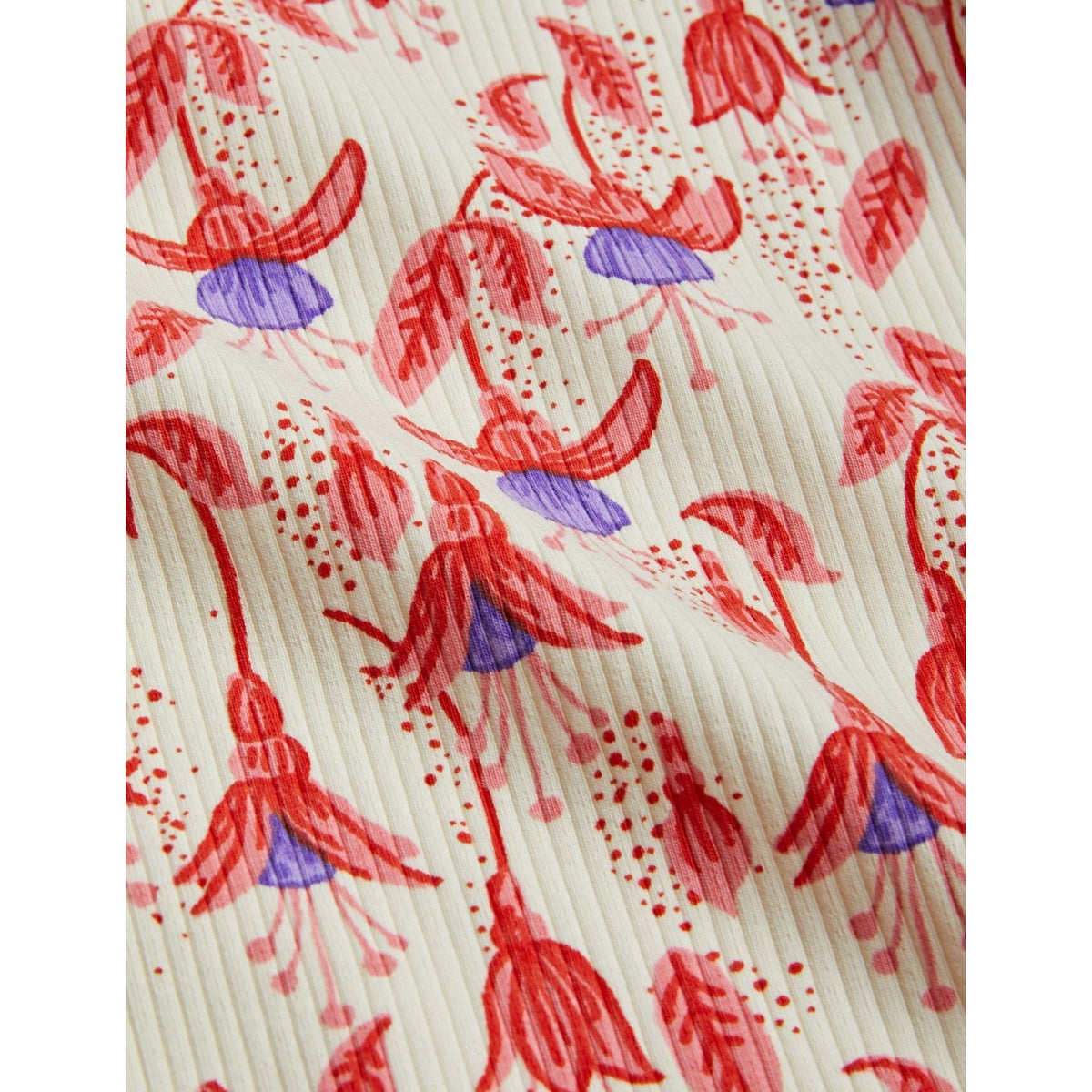 Fuchsia Aop Ls Dress