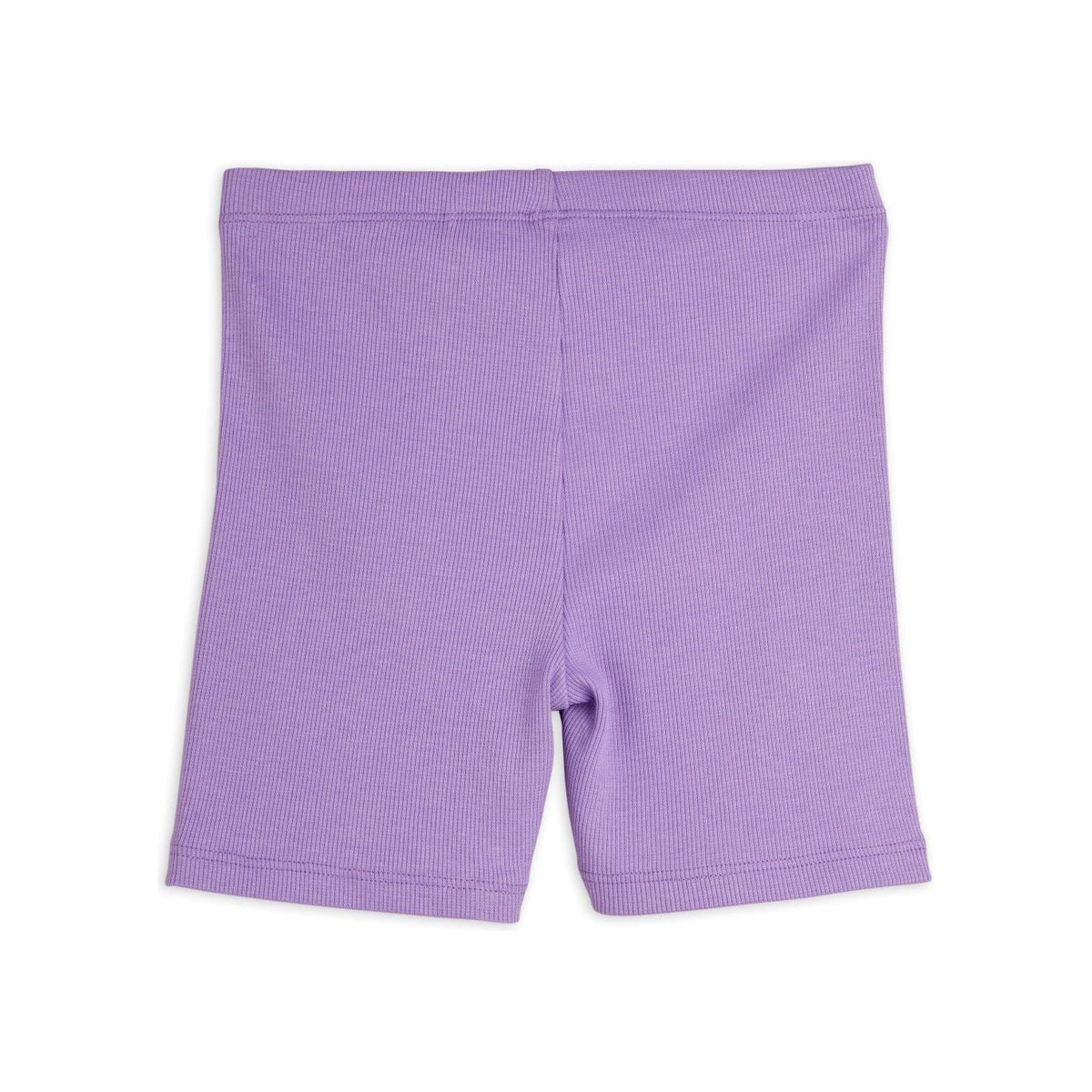 Solid Rib Bike Shorts - Purple