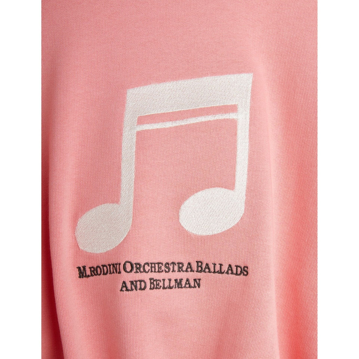 Note Emb Sweatshirt - Pink