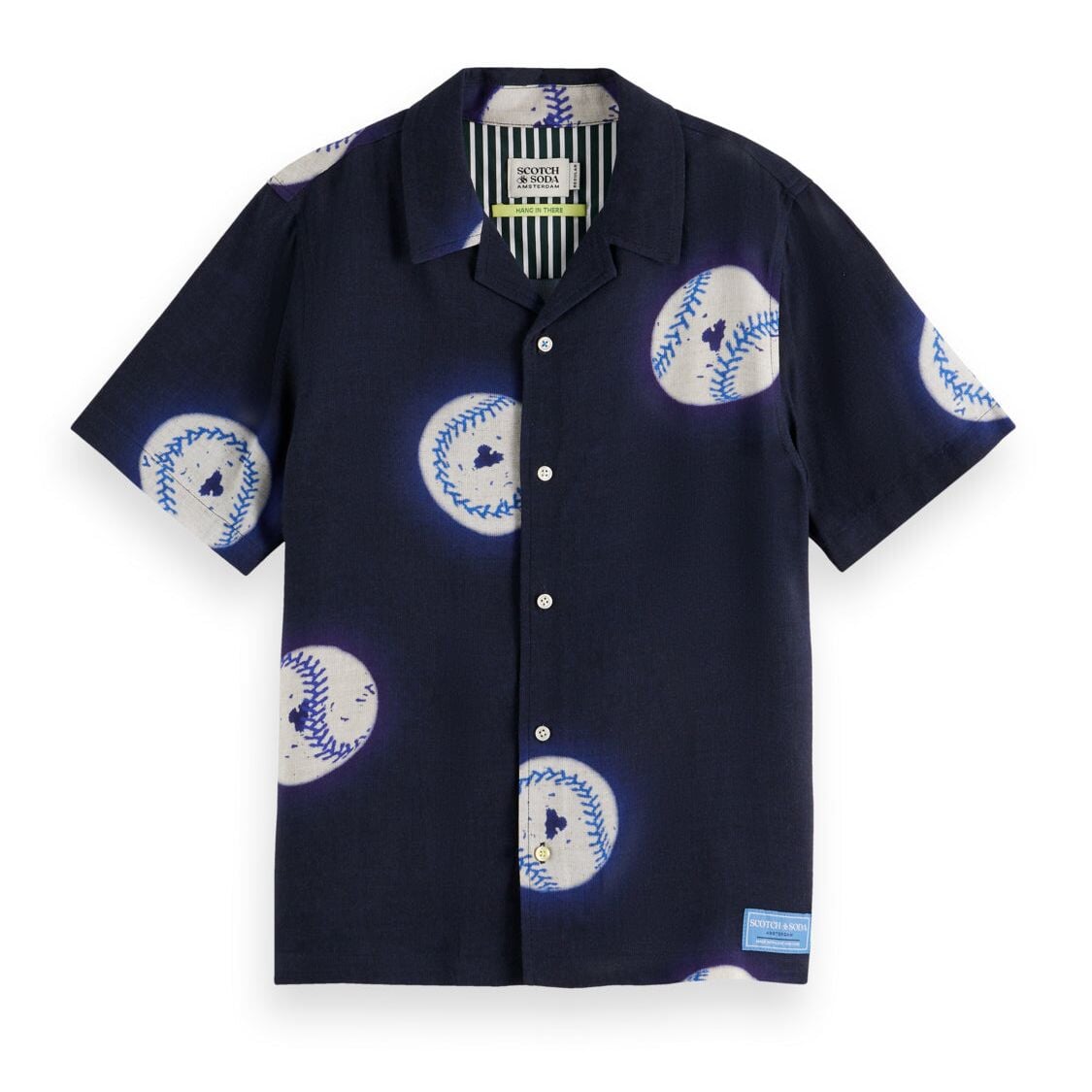 Kids - Printed Shirt - Baseball Navy