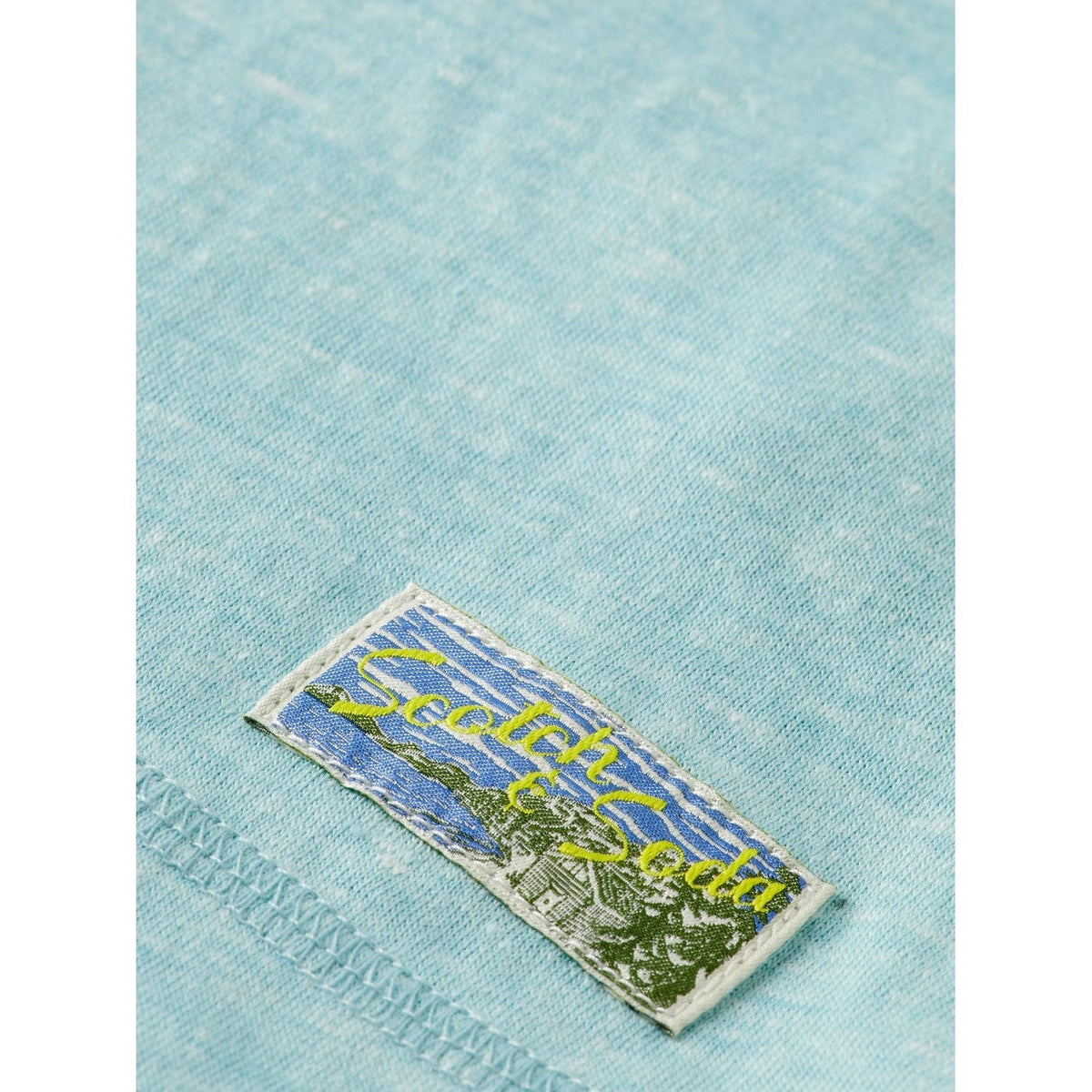 Kids - Melange T-Shirt - Sea Blue