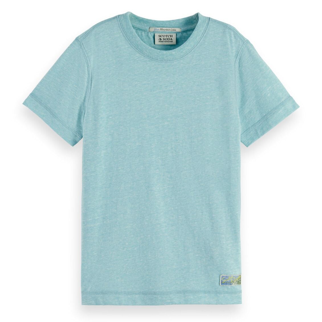 Kids - Melange T-Shirt - Sea Blue