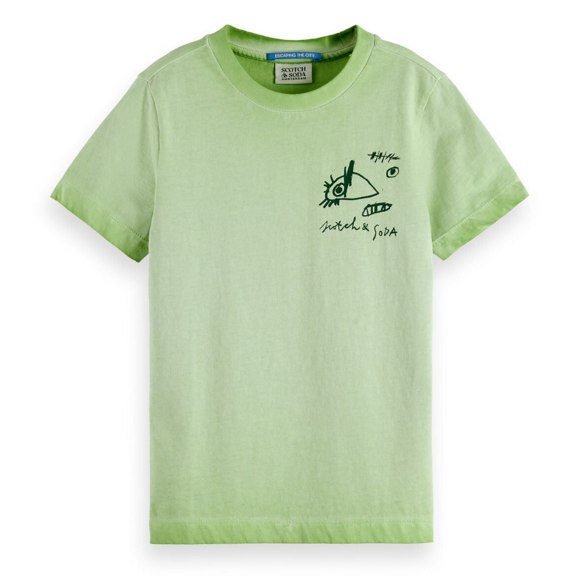 Kids - Garment-Dyed T-Shirt - -Pistachio