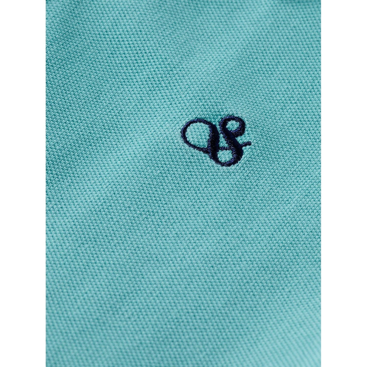Kids - Garment-Dyed Pique Polo -Sea Blue