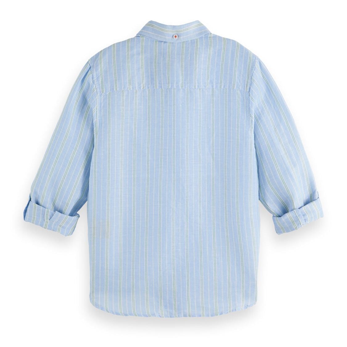 Kids - Yarn-Dyed Linen Shirt - Spring Blue