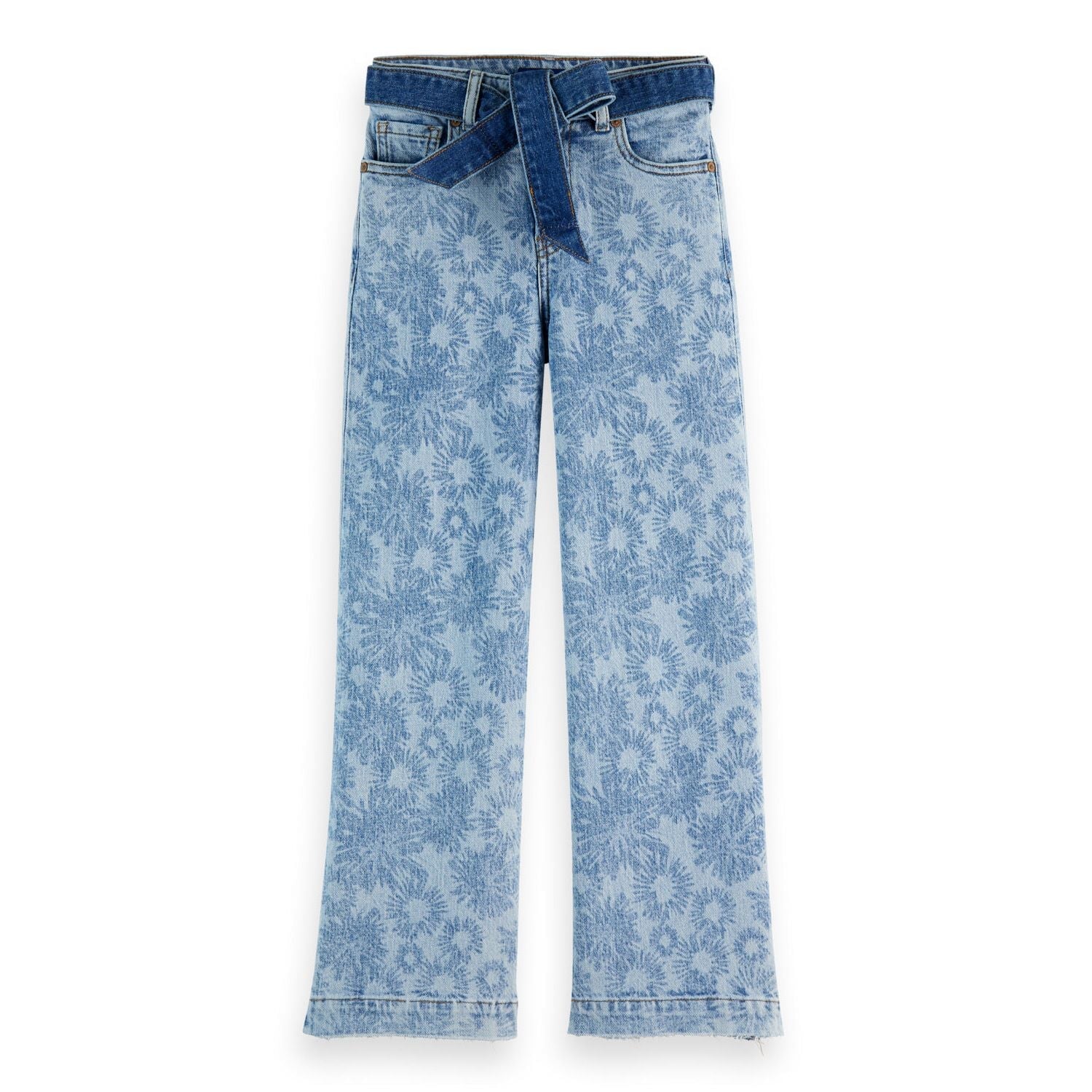 Kids - Wave Wide Fit Jeans - Abstract Floral