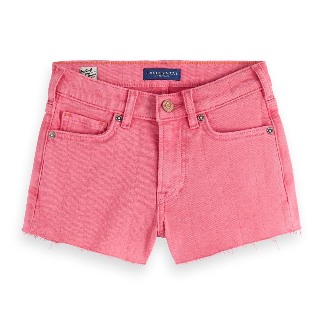 Kids - Ray Denim Shorts - Pink