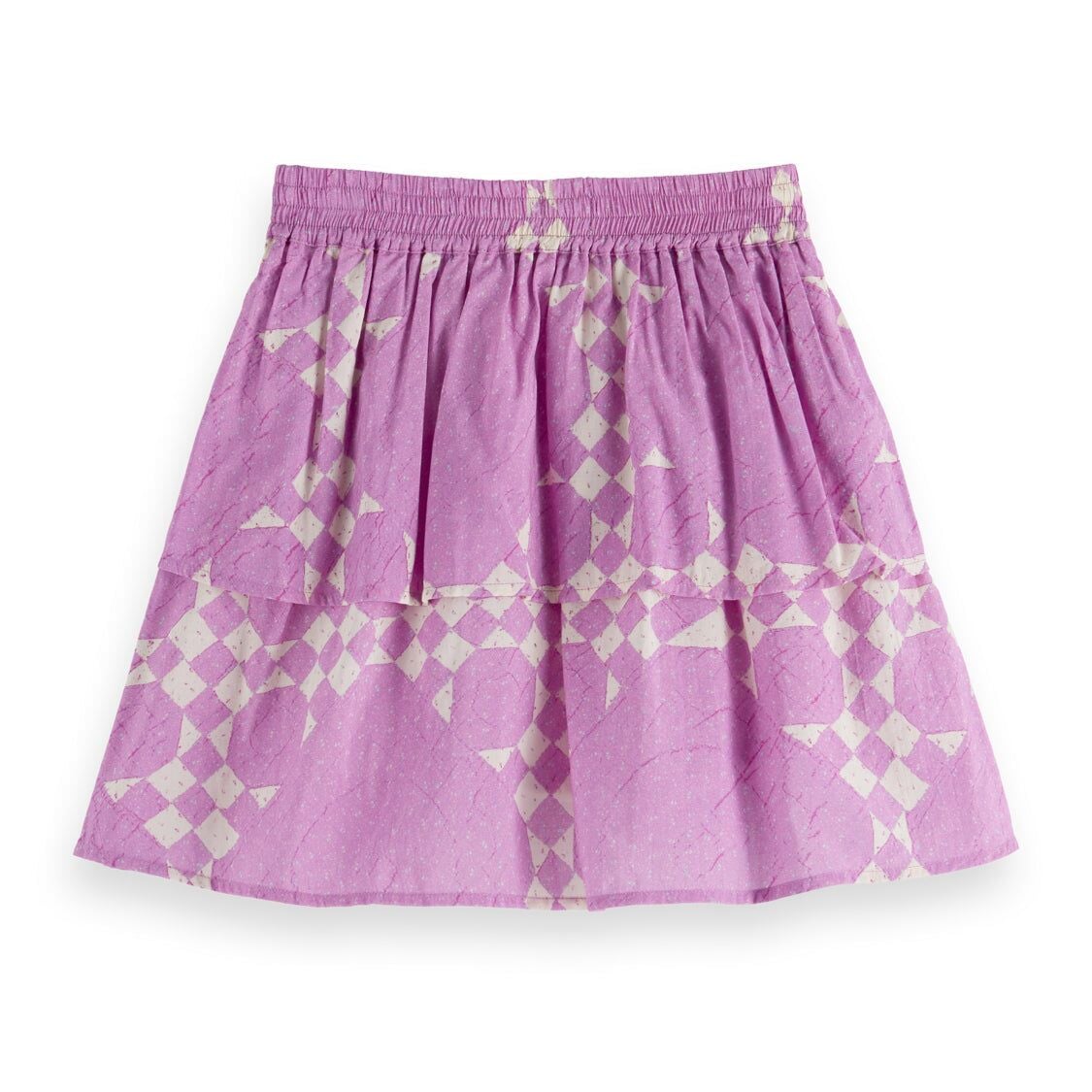 Kids - Printed Tiered Skirt