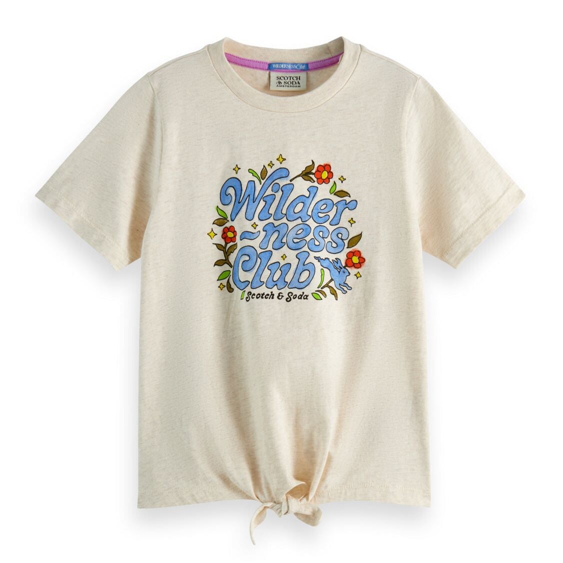 Kids - Knotted T-Shirt - Ice Melange