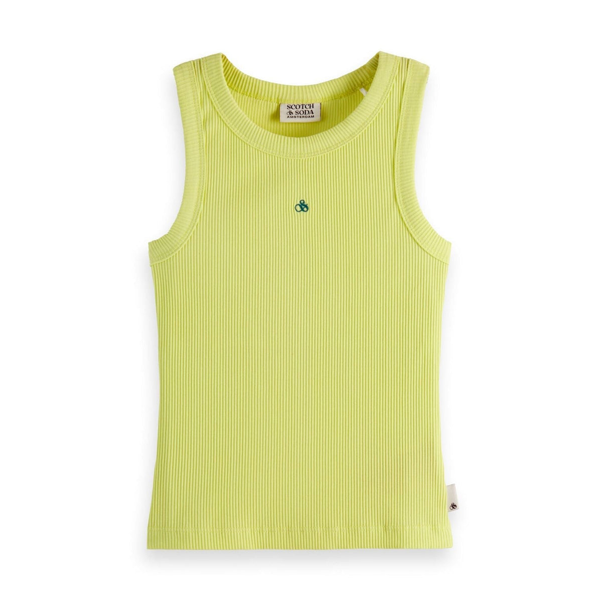 Kids - Ribbed Tank Top - Yellow