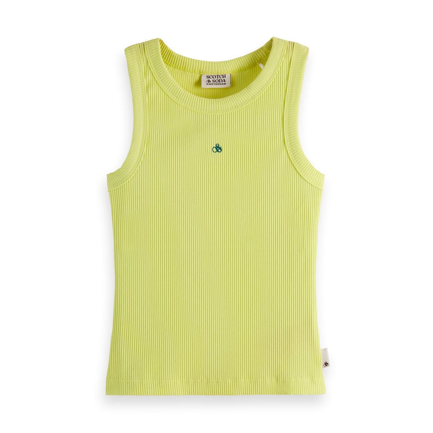 Kids - Ribbed Tank Top - Yellow