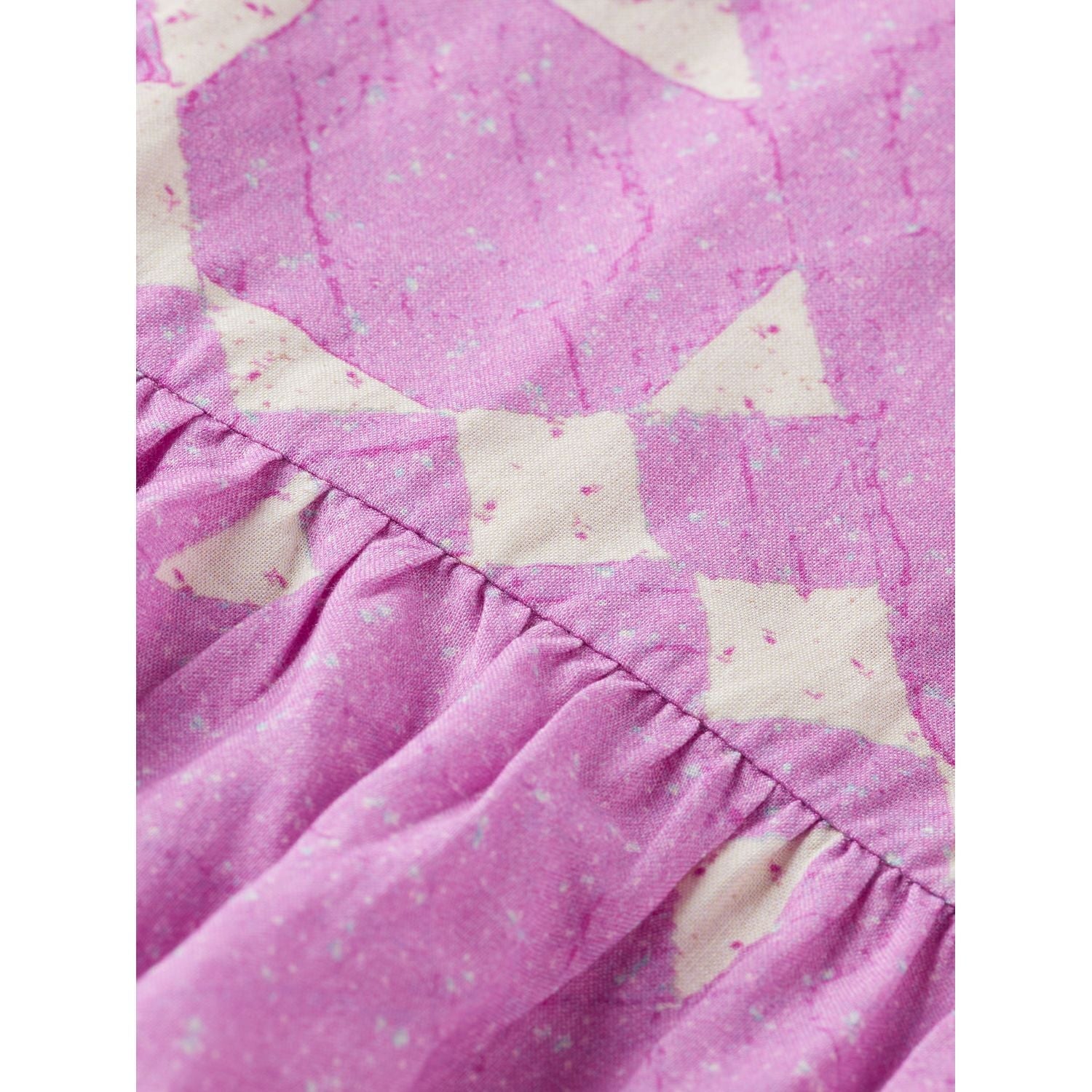 Kids - Printed Dress - Heirloom Quilt Pink