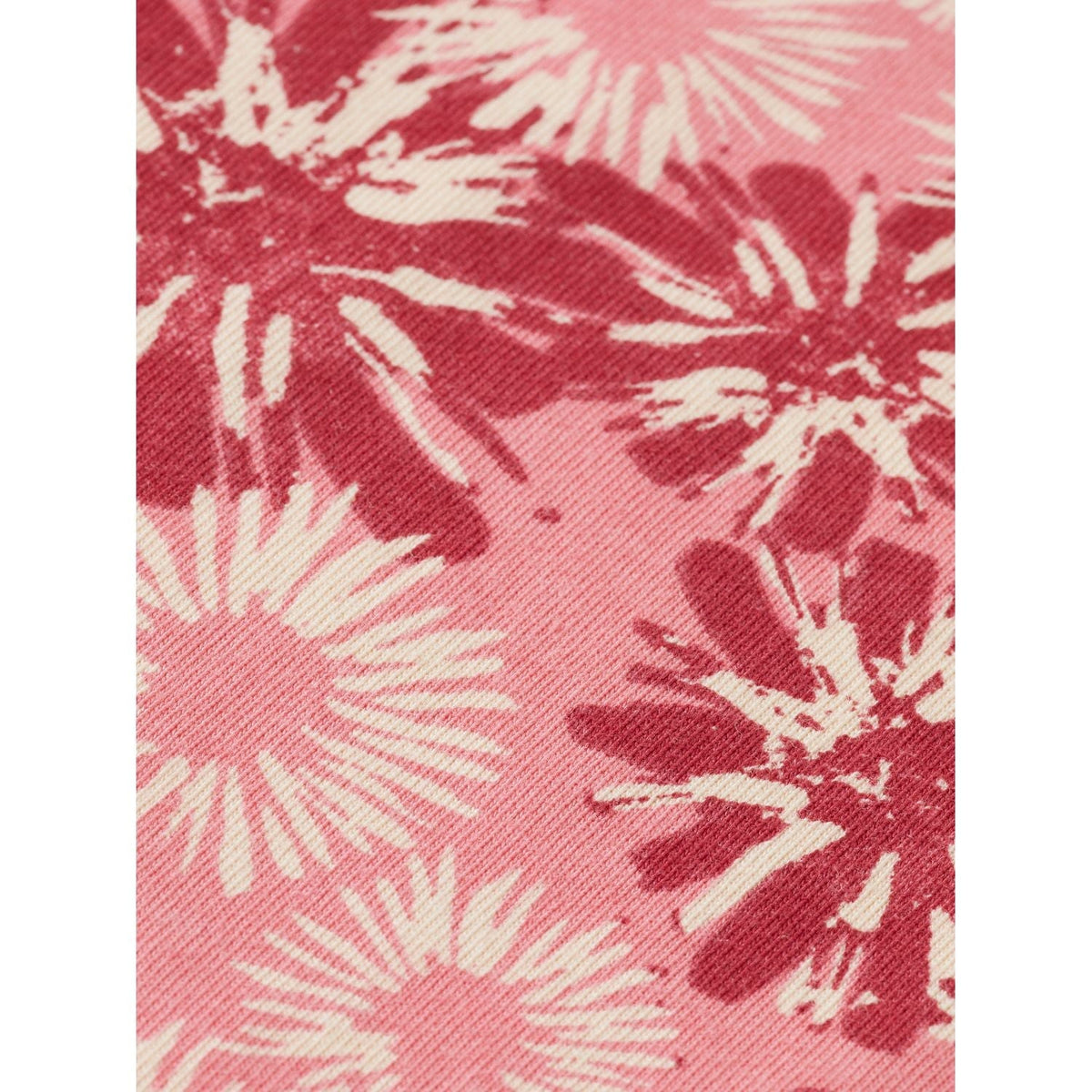 Kids - Printed T-Shirt Dress - Floral Rose