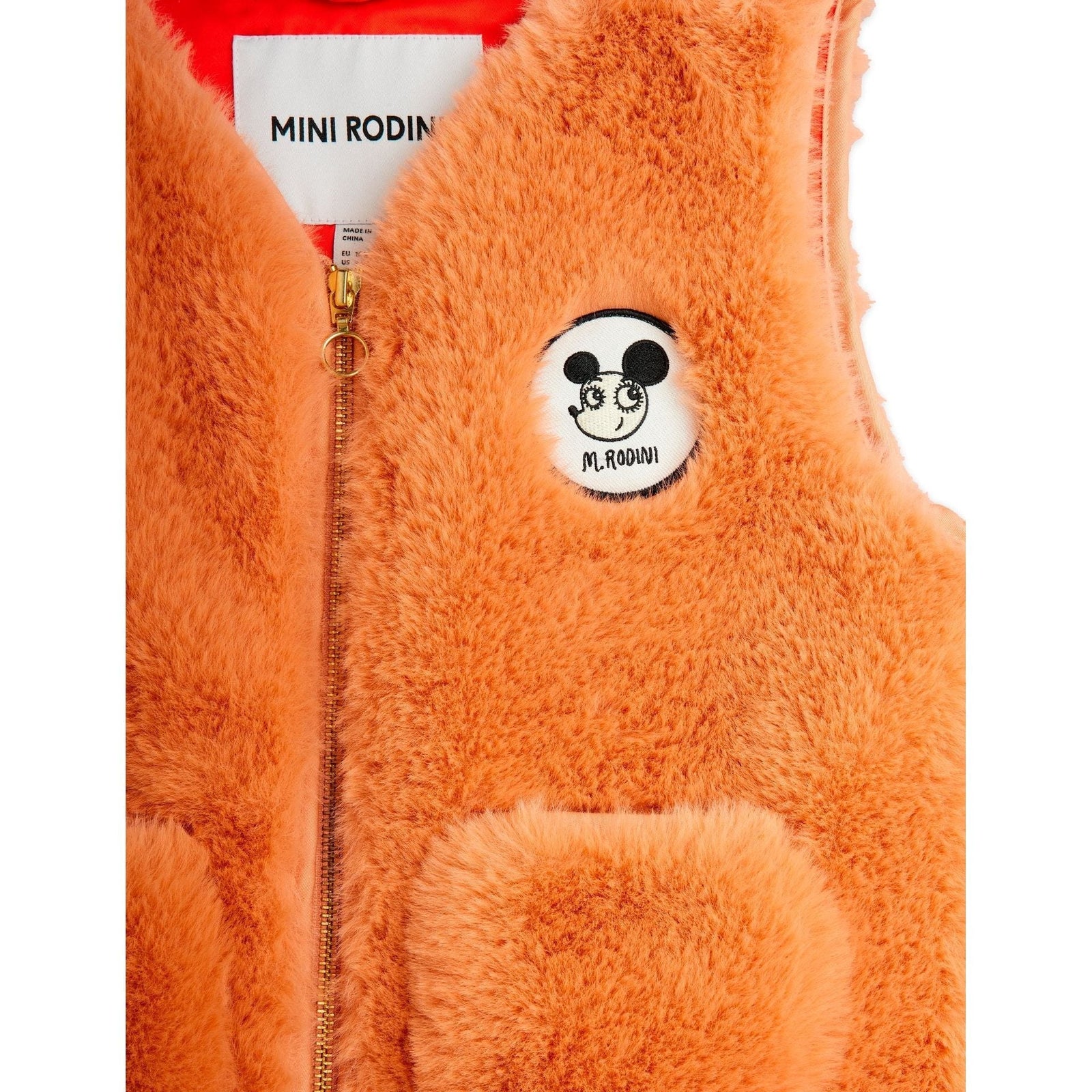 Ritzratz Patch Faux Fur Vest