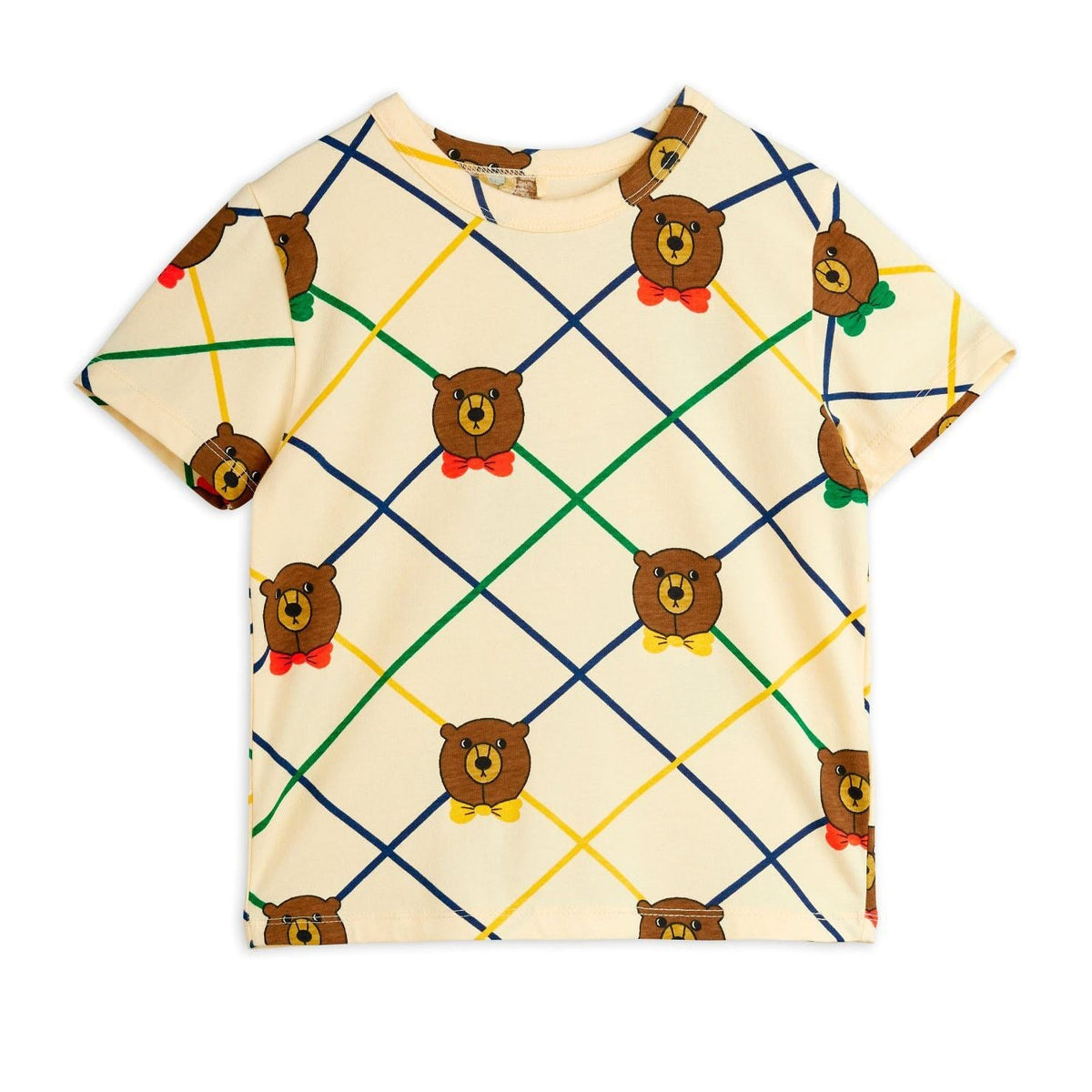 Bear Check Aop Ss Tee
