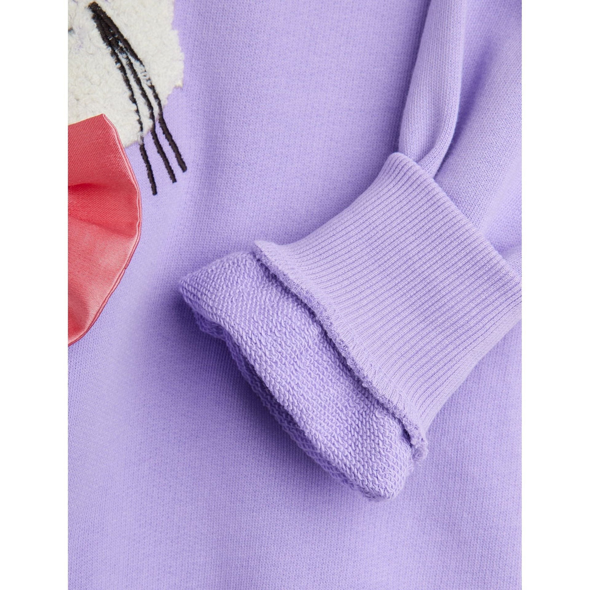 Cat With Bowtie Chenille Sweatshirt