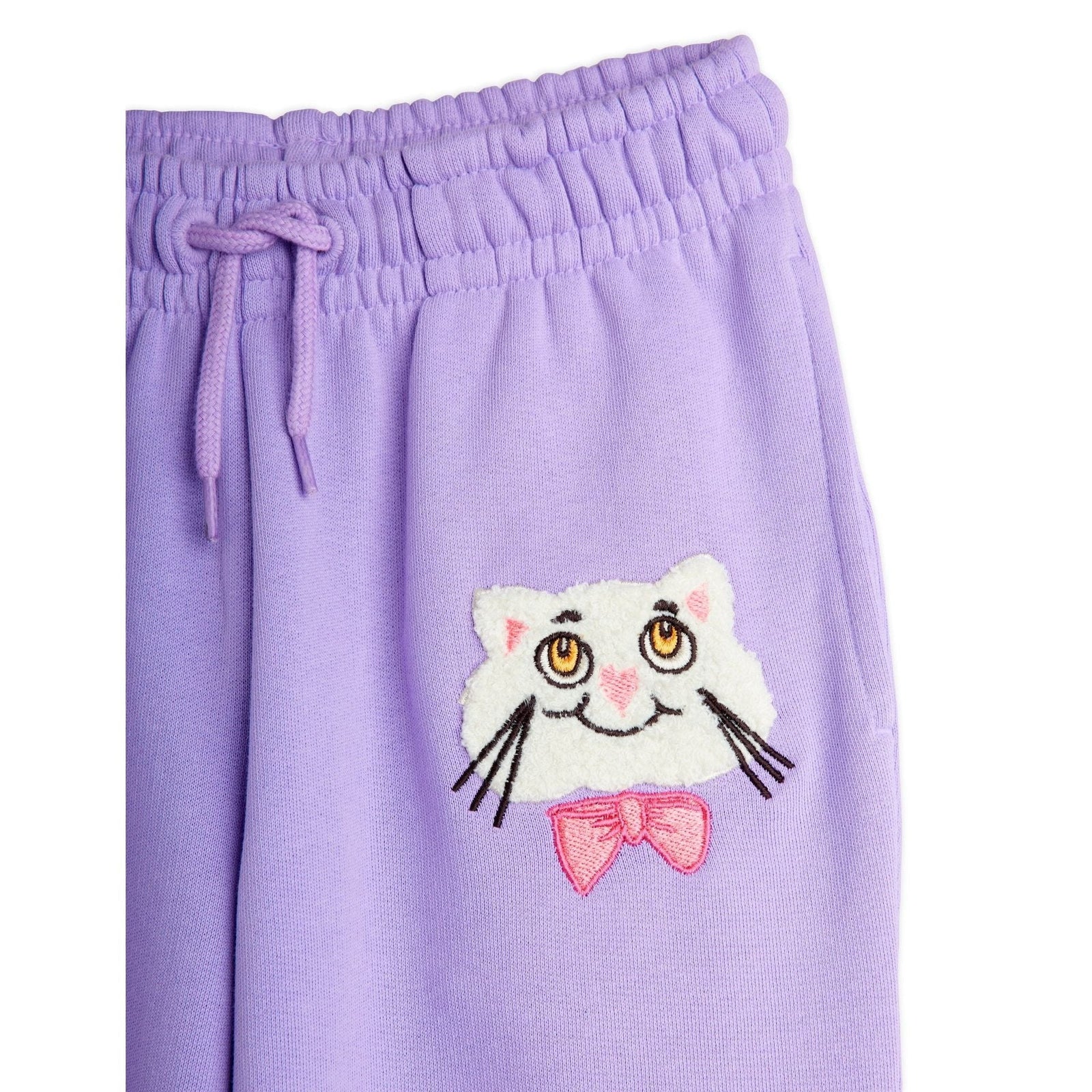 Cat With Bowtie Chenille Sweatpants