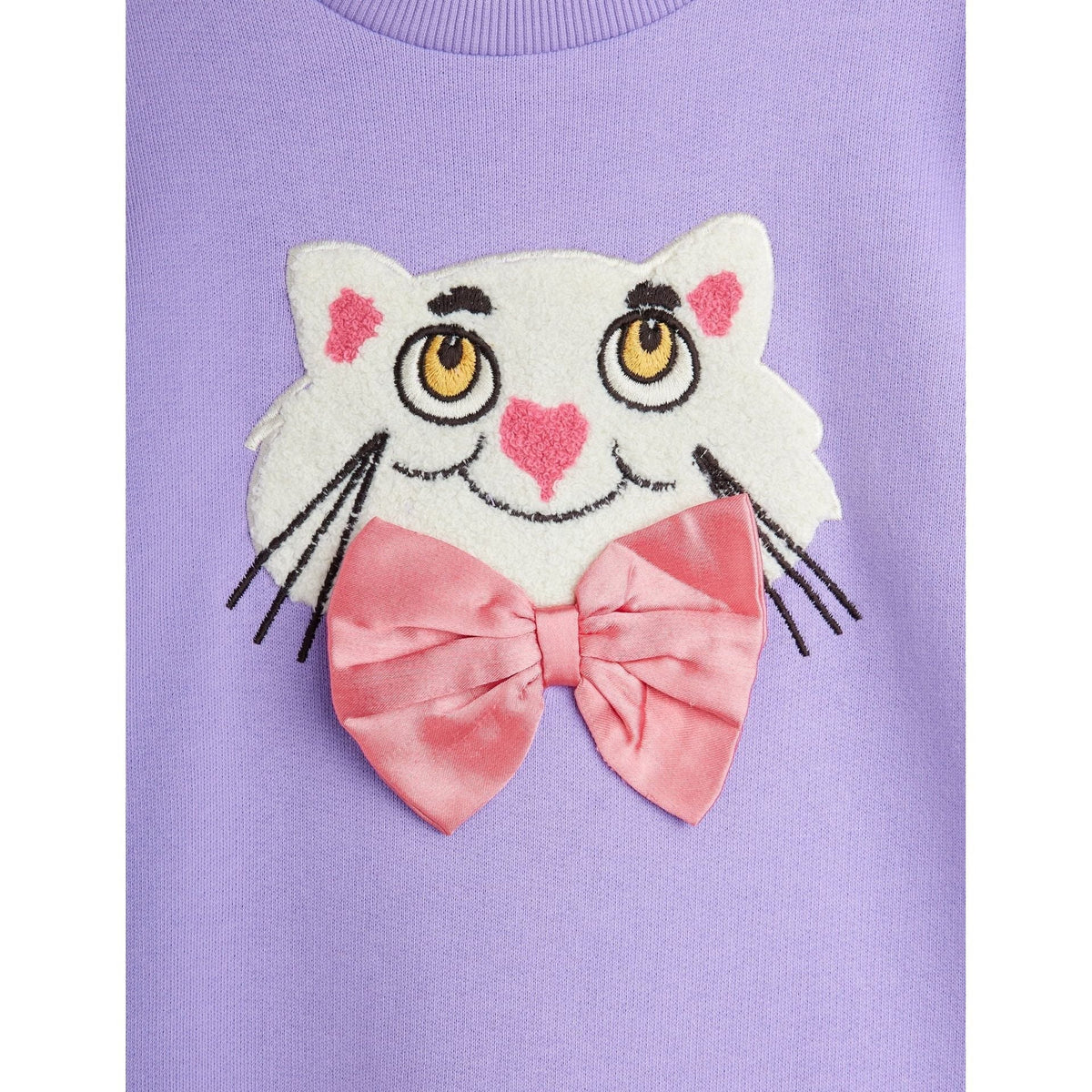 Cat With Bowtie Chenille Sweatdress