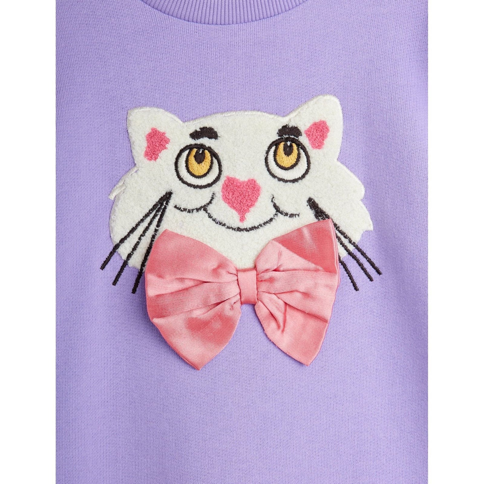 Cat With Bowtie Chenille Sweatdress