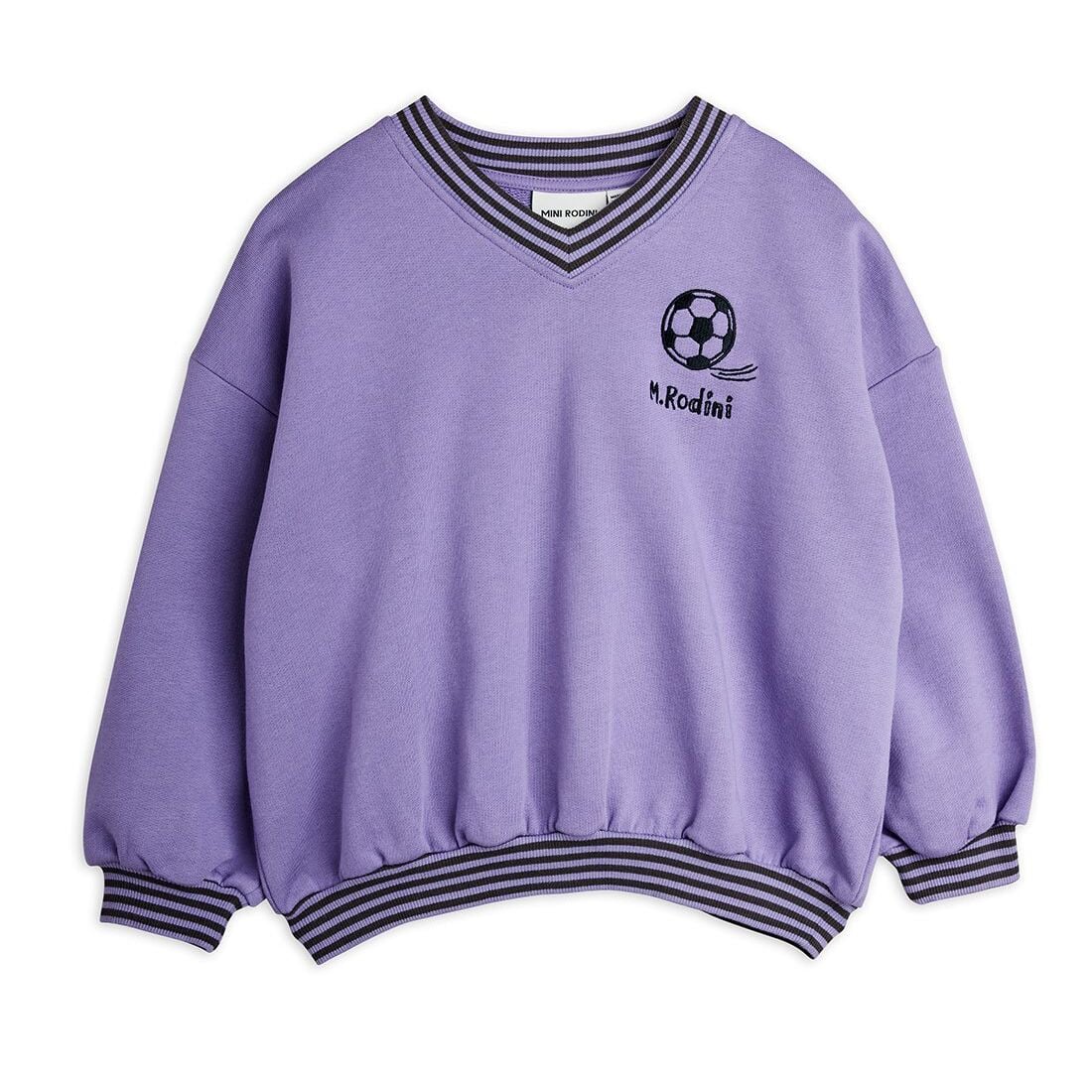 Football Emb Sweatshirt - Purple