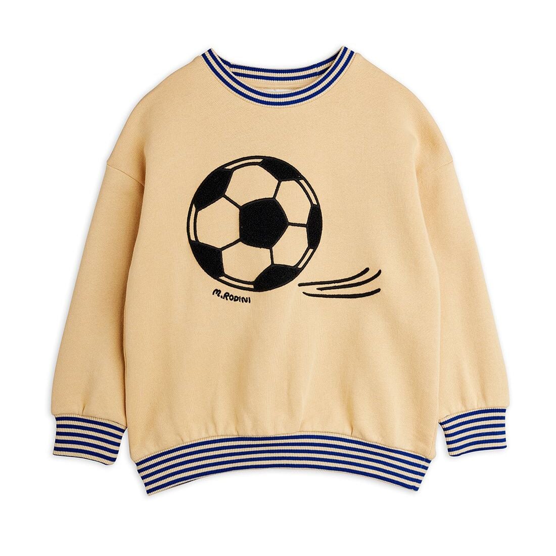Football Chenille Sweatshirt - Beige
