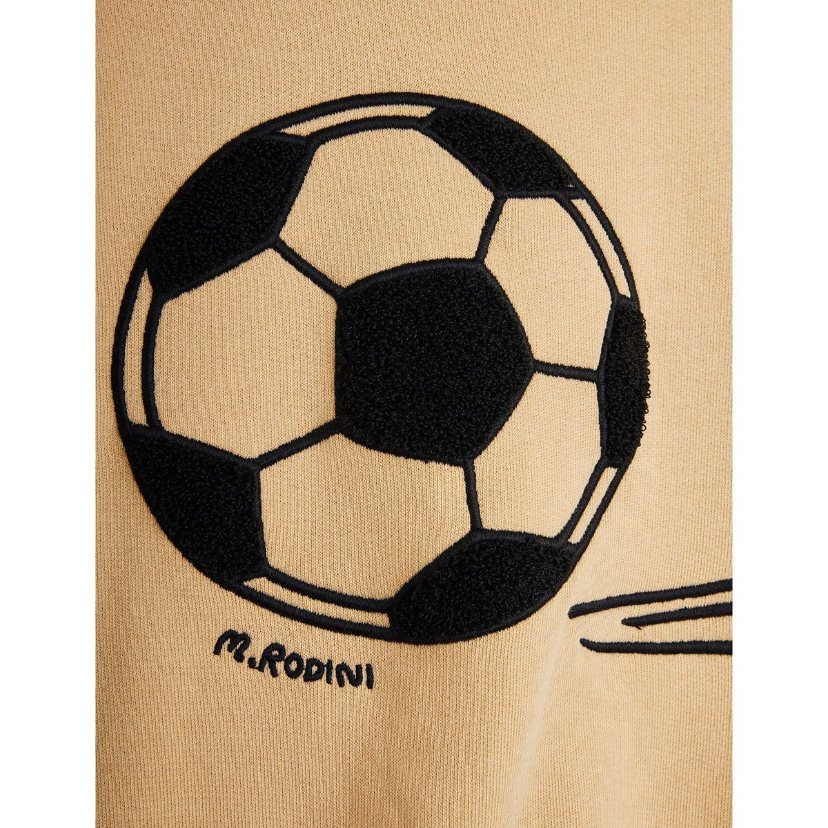 Football Chenille Sweatshirt - Beige