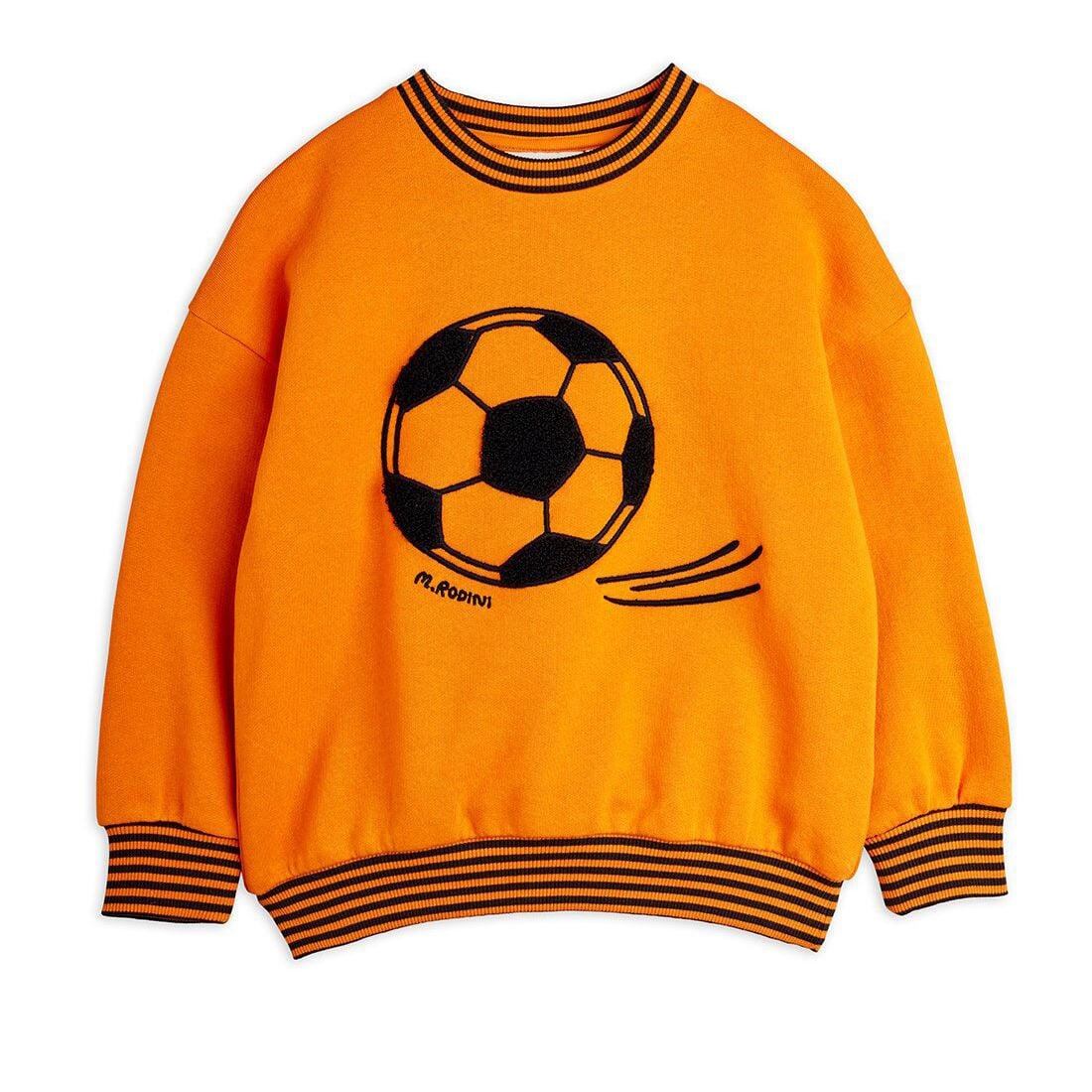 Football Chenille Sweatshirt - Orange