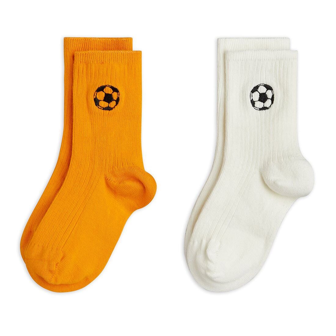 Football Emb Ribbed 2-Pack Socks