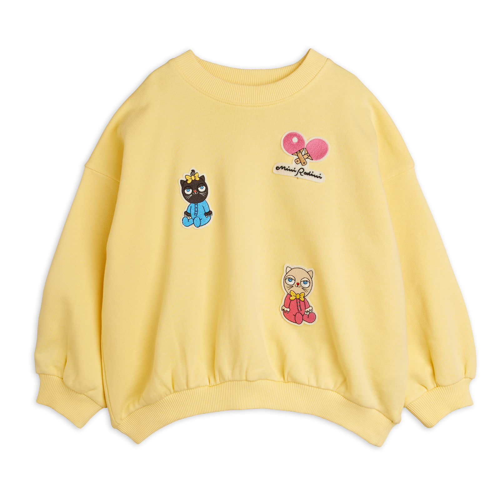 Minibabies Patches Sweatshirt - Yellow