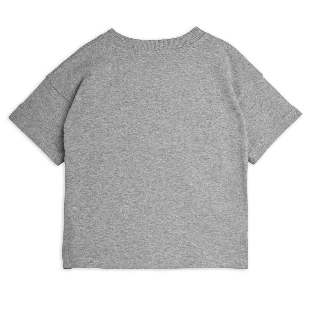 Minibabies Patches Ss Tee - Grey Melange