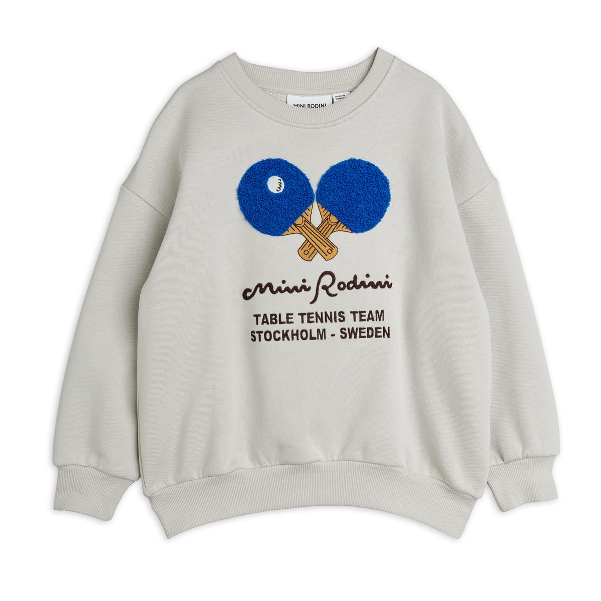 Table Tennis Chenille Sweatshirt - Grey