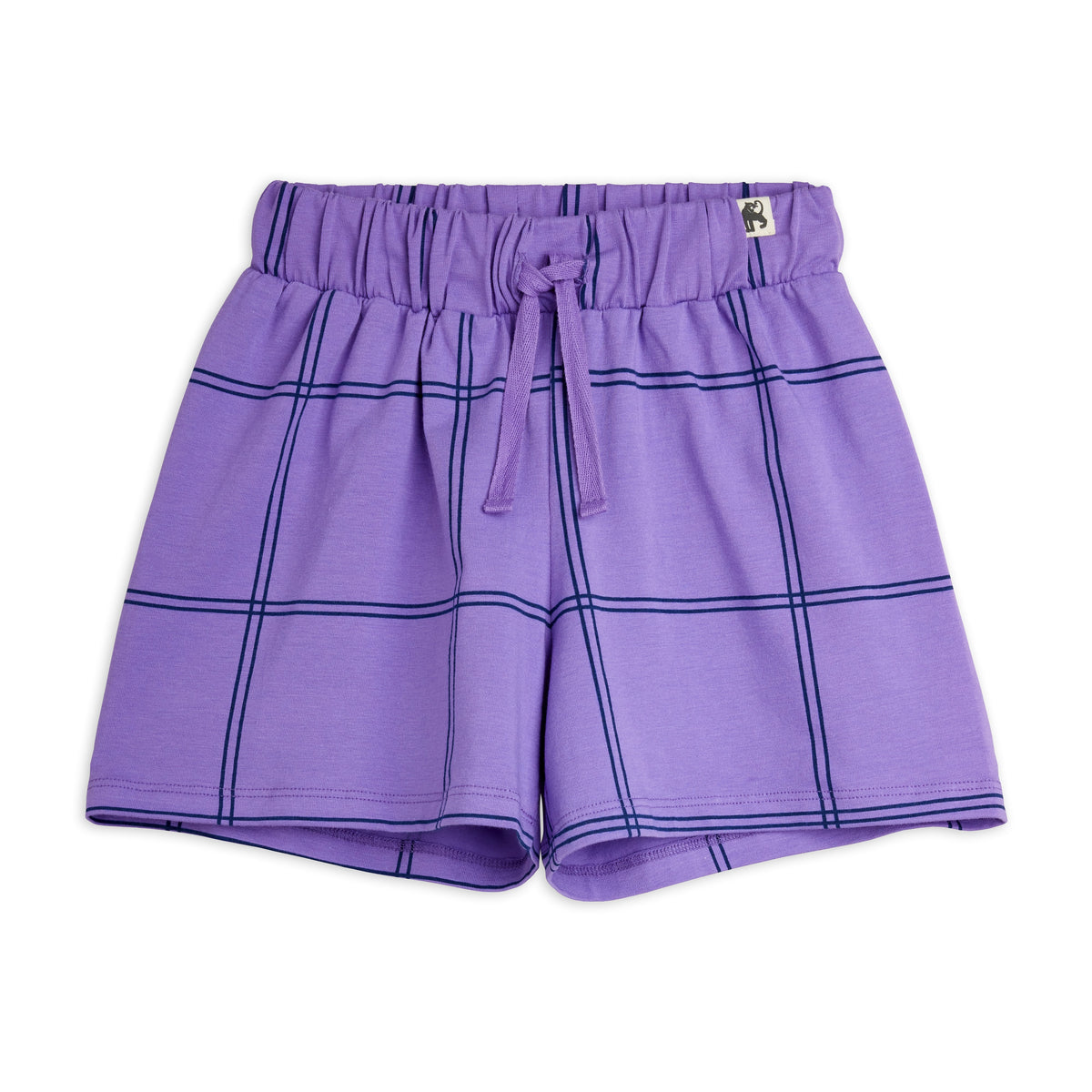 Check Aop Shorts - Purple