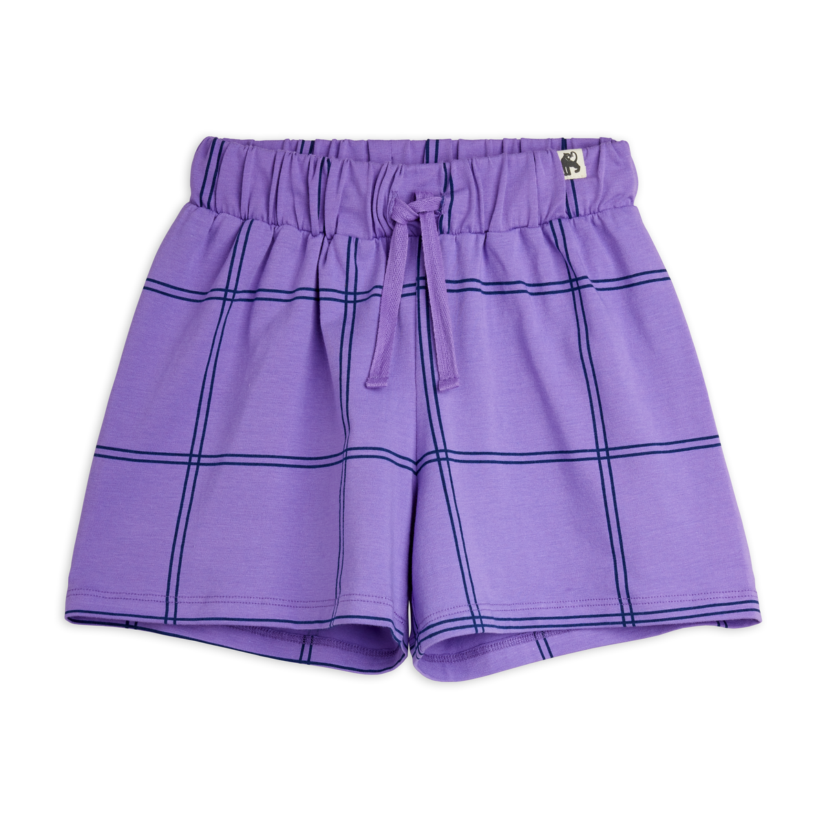Check Aop Shorts - Purple