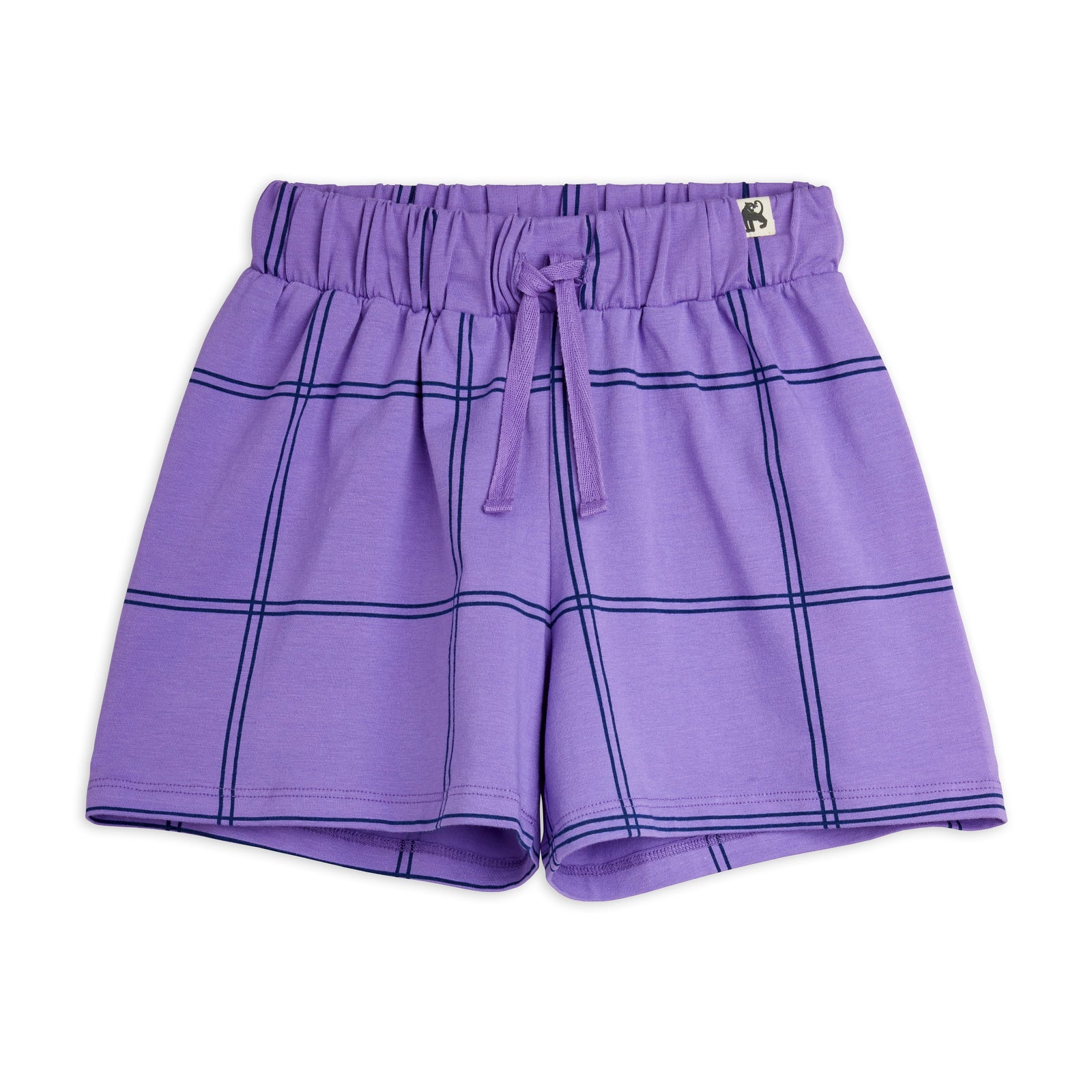 Check Aop Shorts - Purple