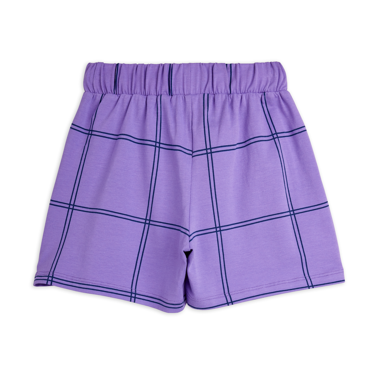 Check Aop Shorts - Purple
