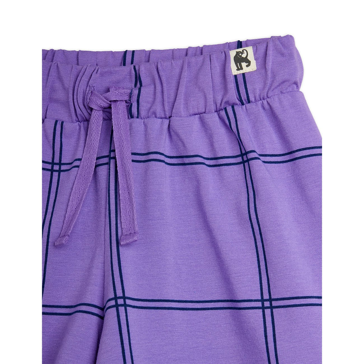 Check Aop Shorts - Purple