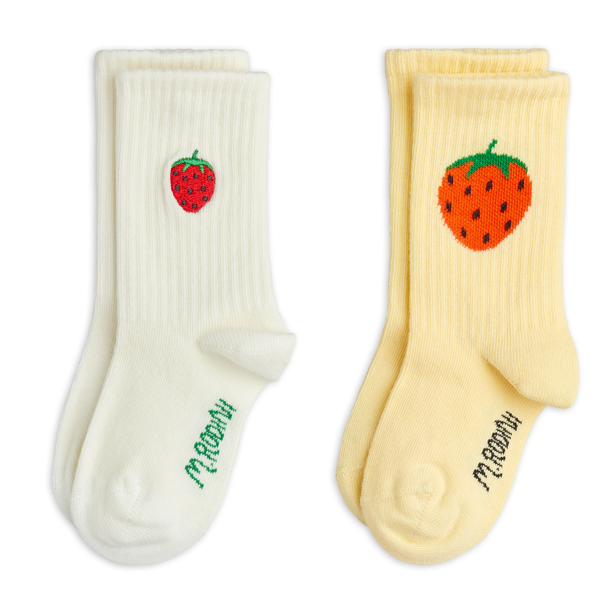 Strawberry Emb 2-Pack Socks