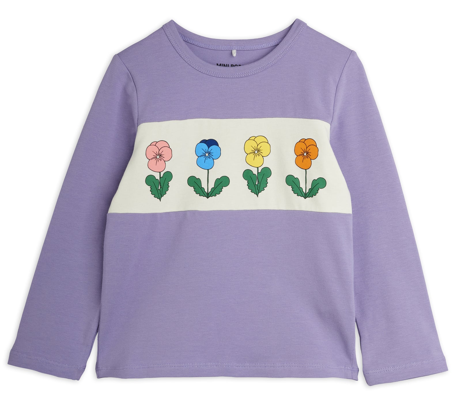Violas Panel Long Sleeve Tee