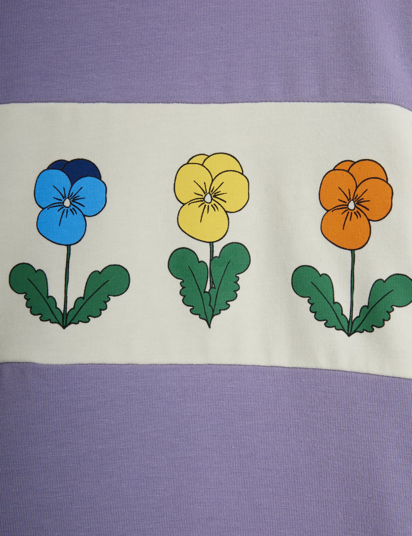 Violas Panel Long Sleeve Tee