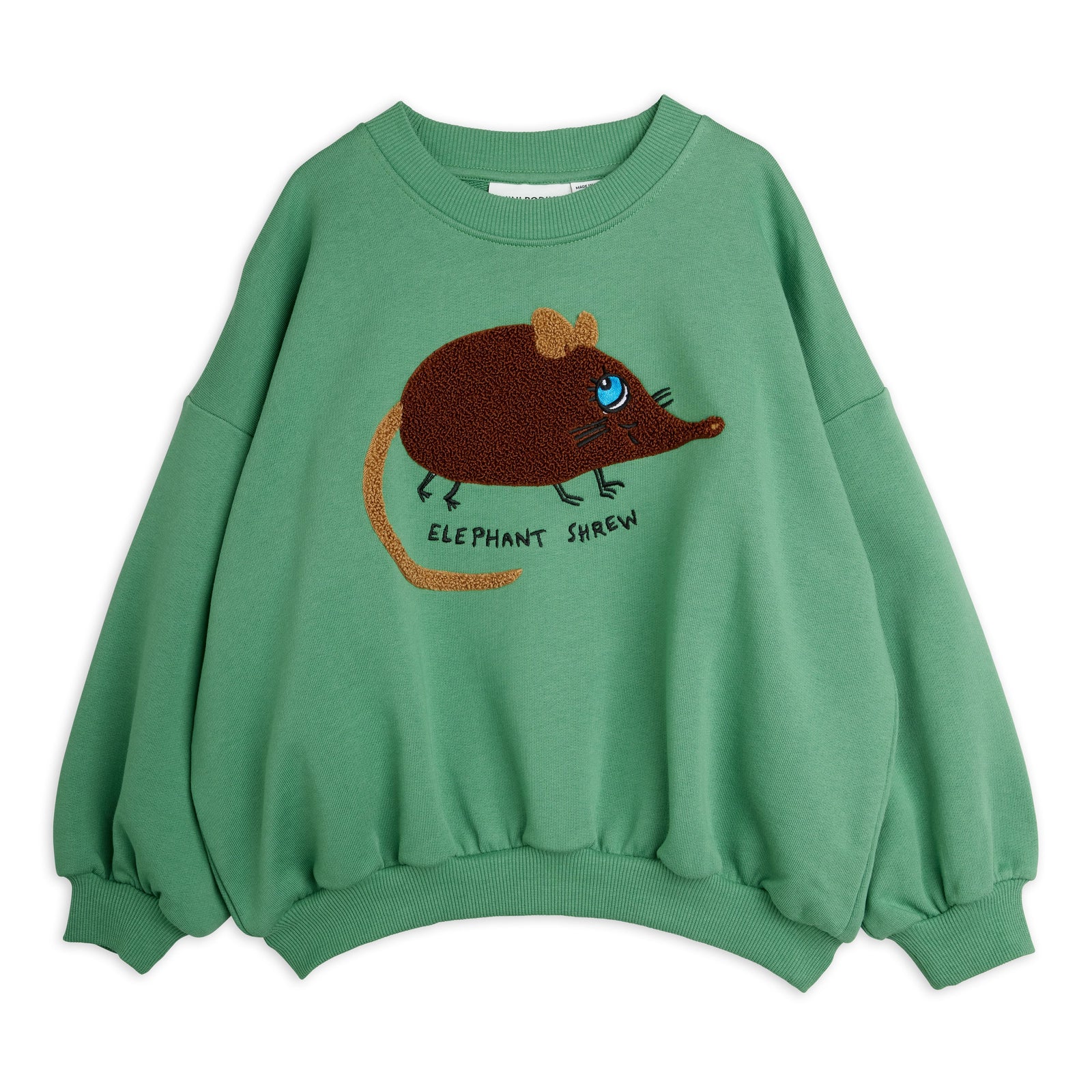 Elephant Shrew Chenille Sweatshirt - Green