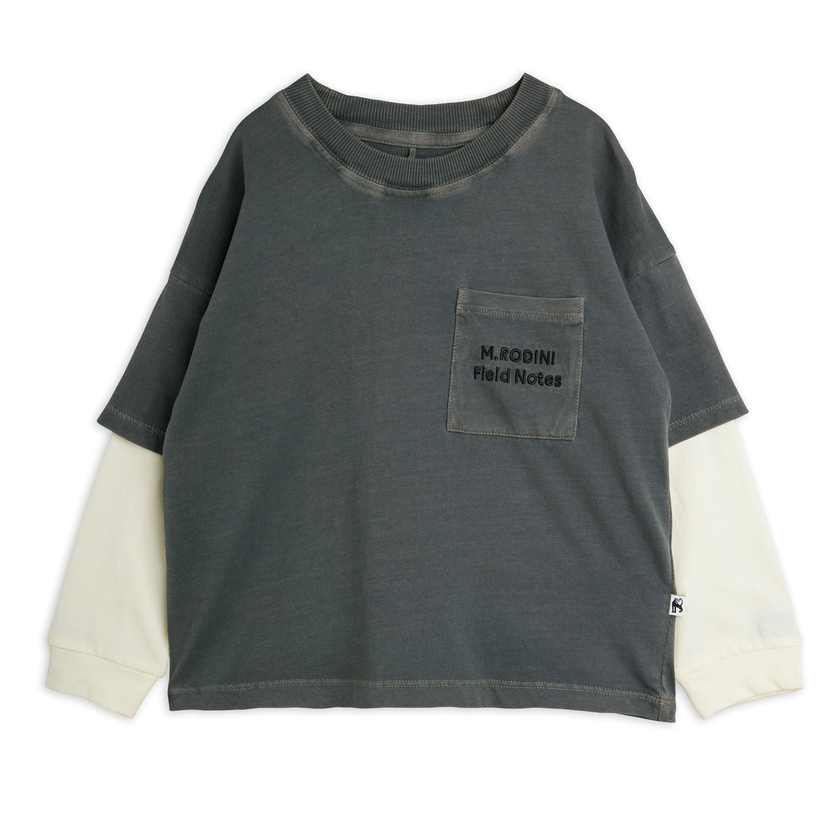Field Notes Embroidered Long Sleeve Top