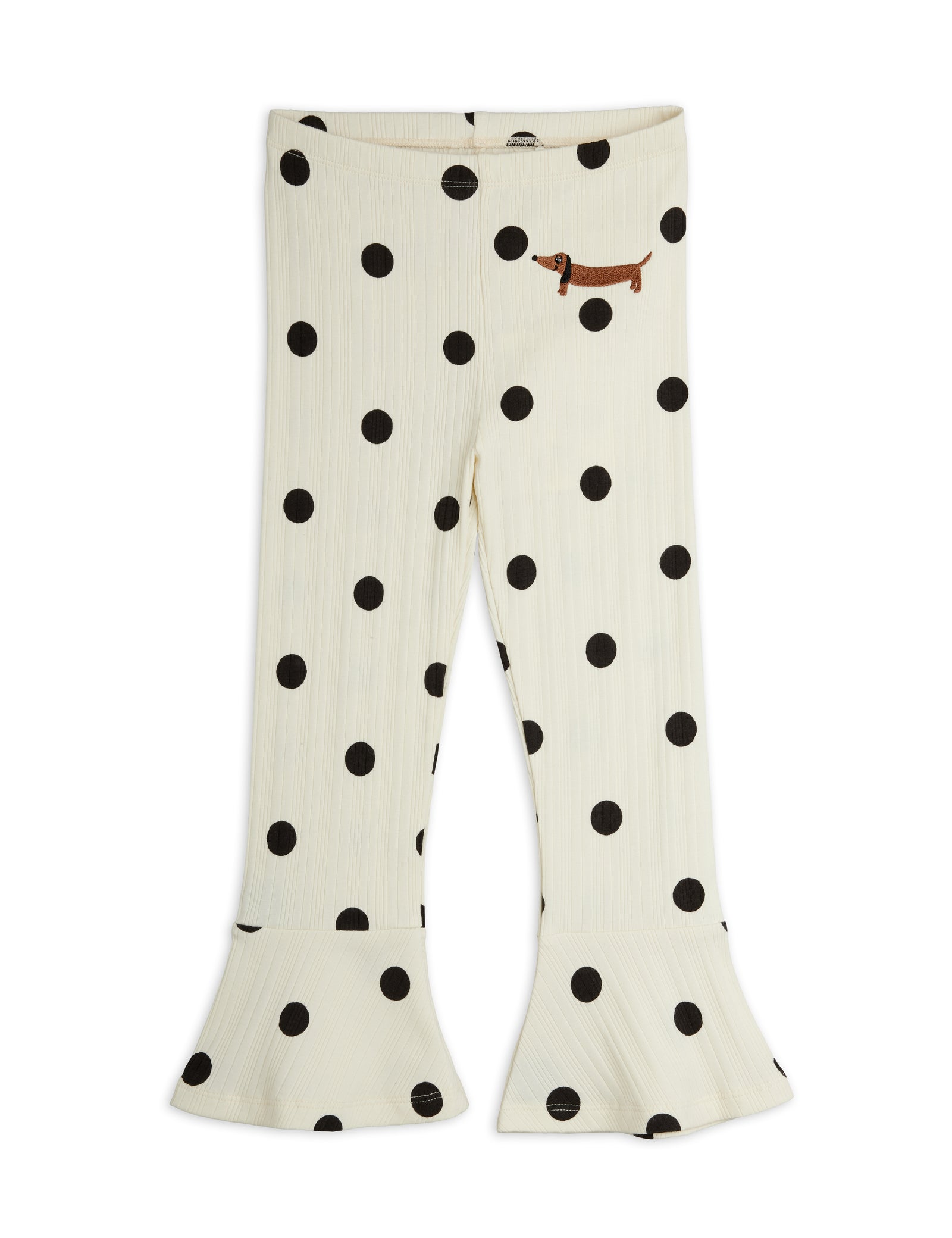 Dots Dog Flared Trousers