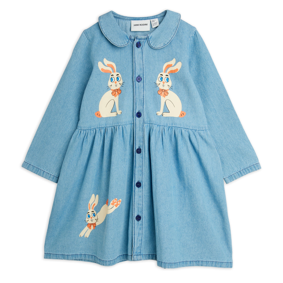 Light Denim Rabbits Dress
