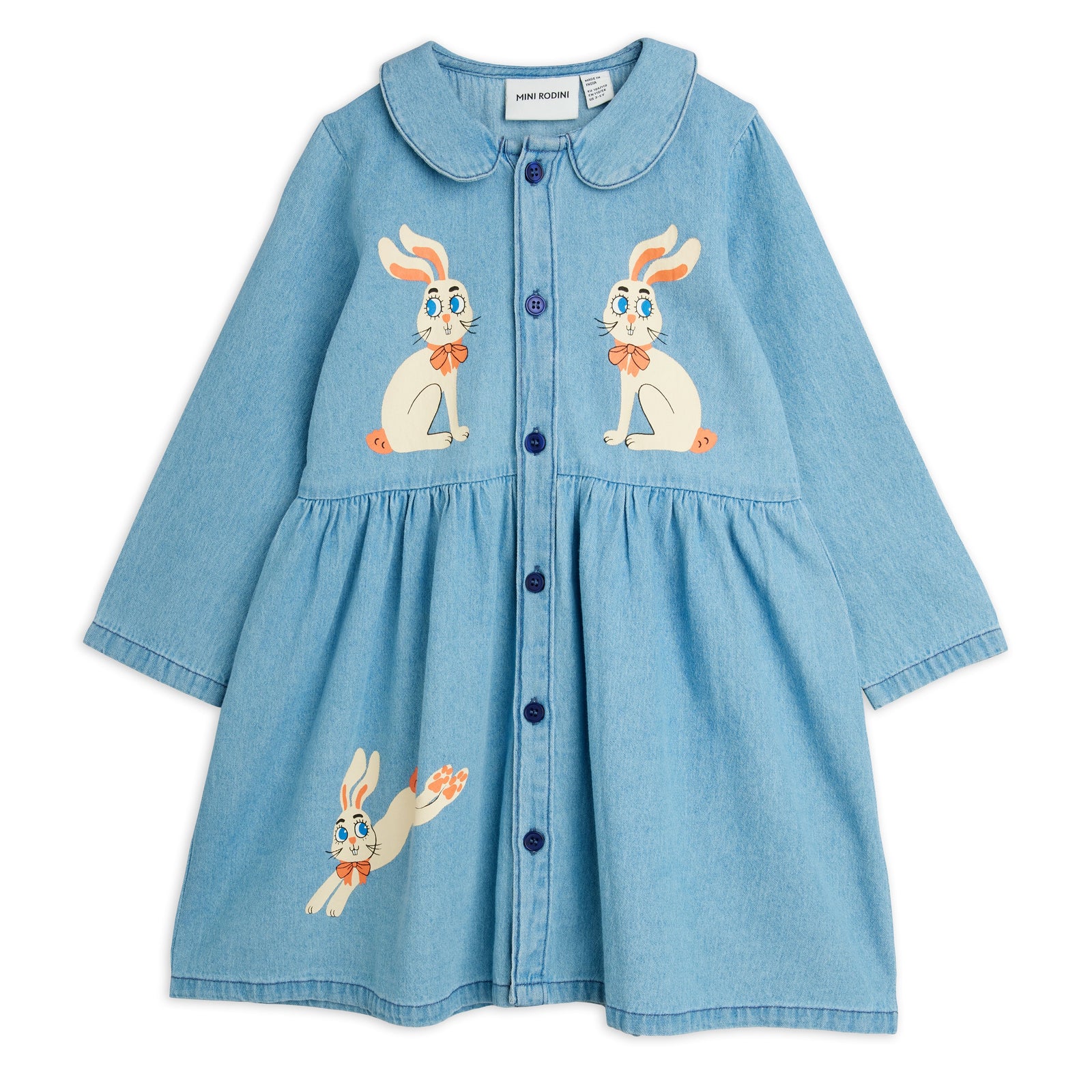 Light Denim Rabbits Dress