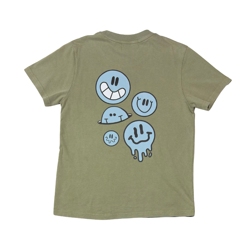 Green Wash Icon Smiley Tee