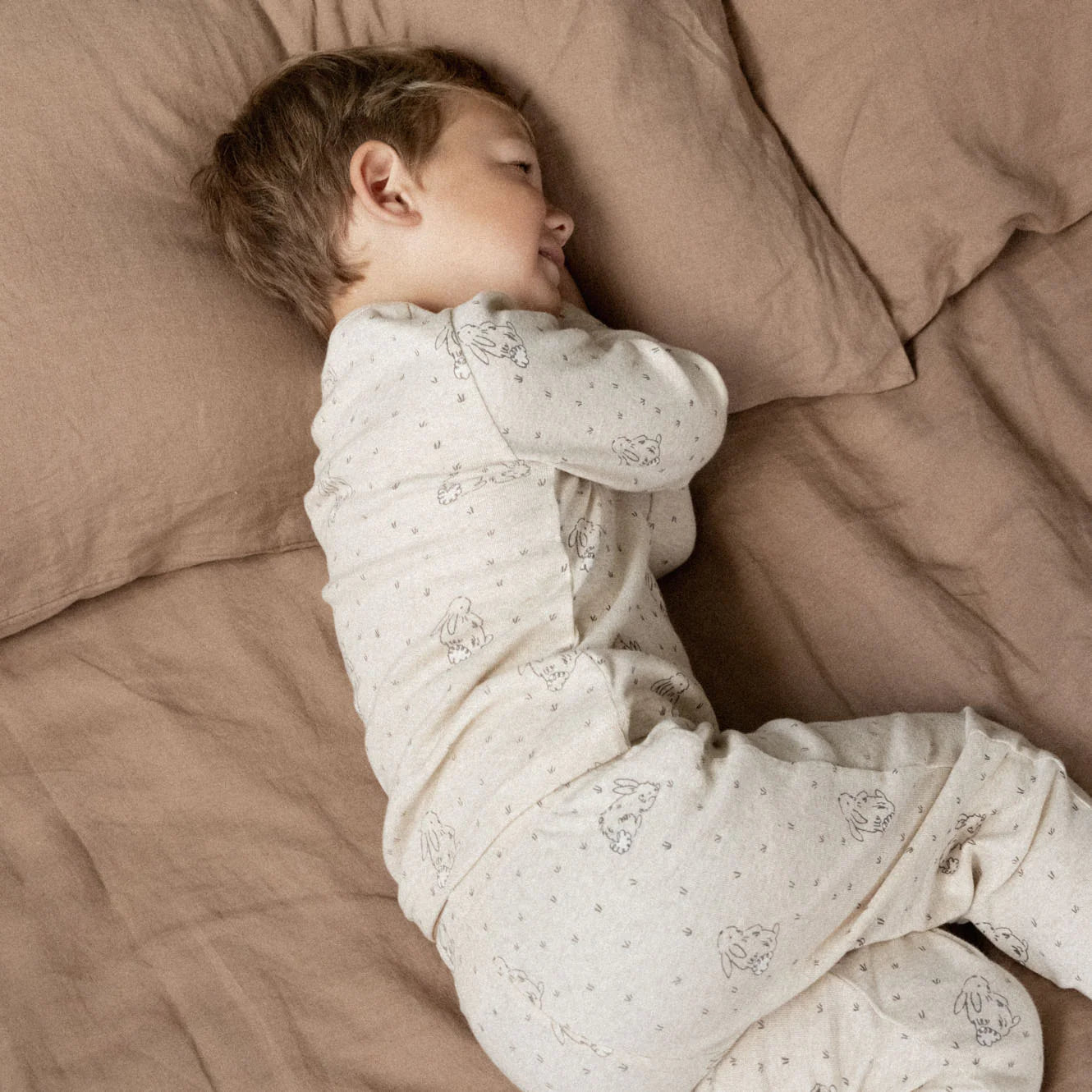 2Pc Long Sleeve Pyjamas - Bramble Burrow Sleep Print