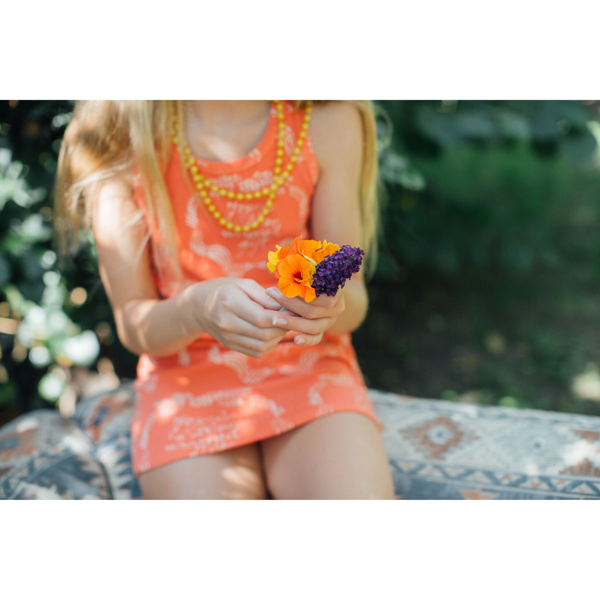 Ribbon Gift All Over Midi Dress