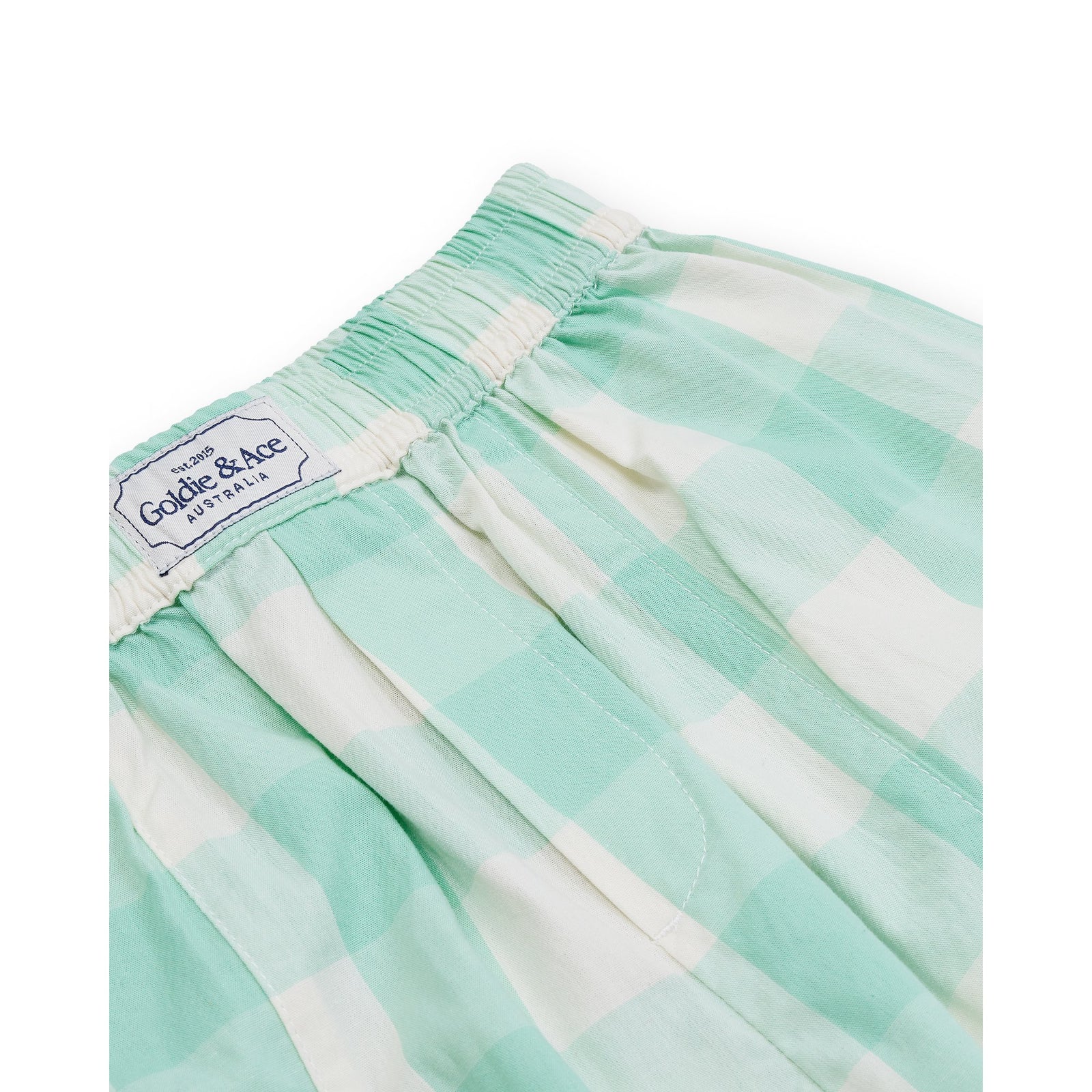 Lightweight Gingham Kit Pocket Pant - Green