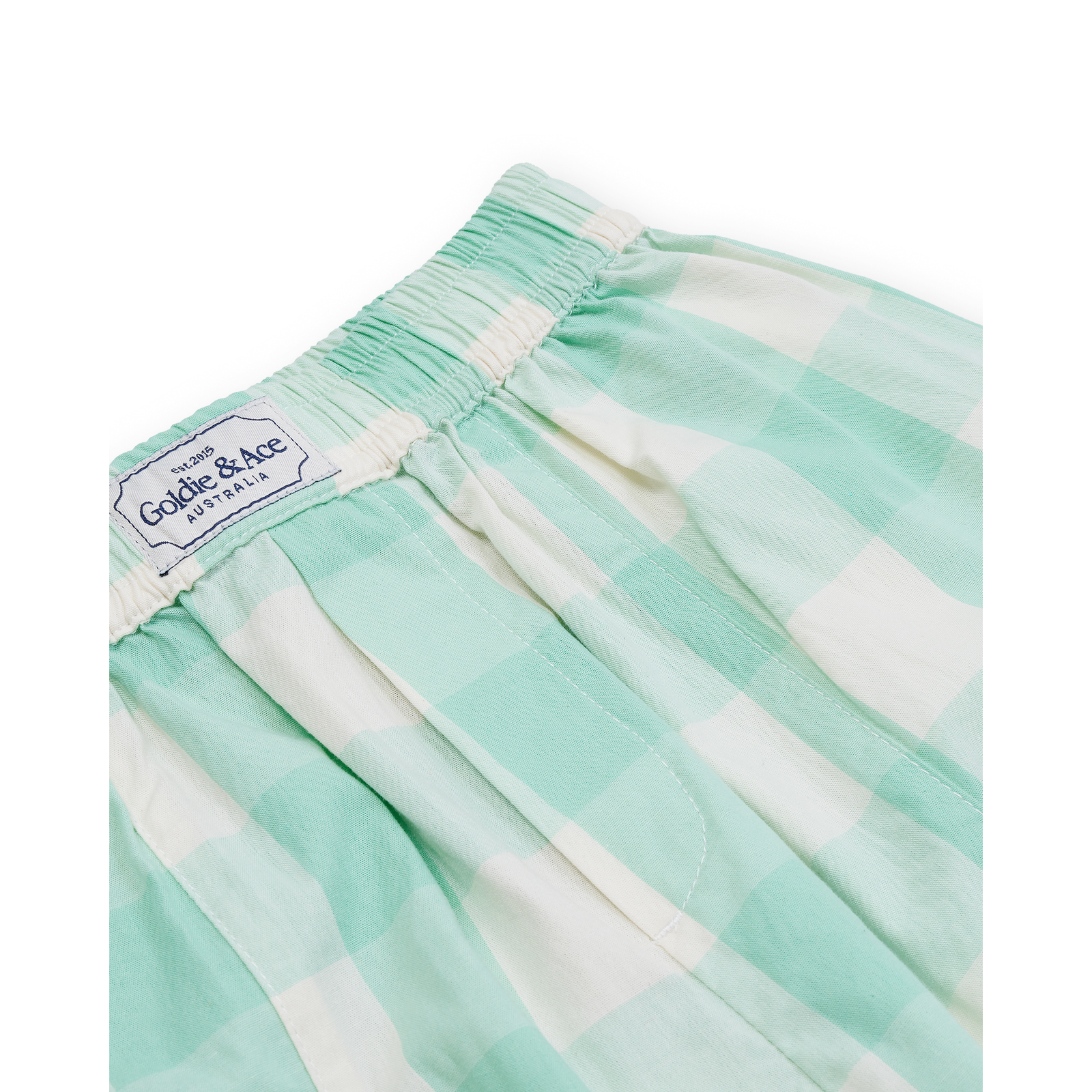 Lightweight Gingham Kit Pocket Pant - Green